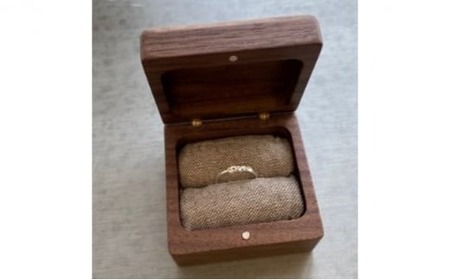 木製 ジュエリーボックス ウォールナット 天然木 四角形 無垢 藤枝家具 キッチン日用品 木材 木工 おしゃれ 家具 雑貨 インテリア 小物入れ ケース ギフト 贈答 静岡県 藤枝市  | 家具 家具