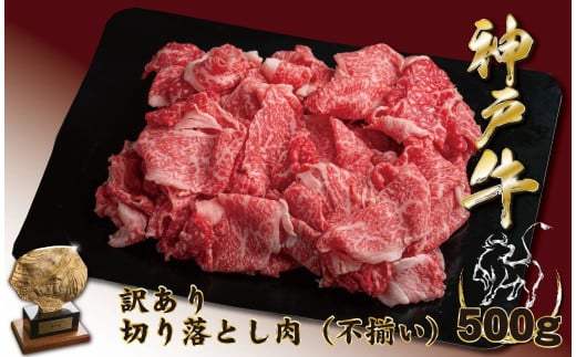 神戸牛(神戸ビーフ)訳あり  切り落とし肉（ばら・もも・かた）　500ｇ