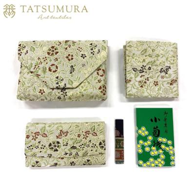 ふるさと納税 京都市 【龍村美術織物】早雲寺(銀)茶道具5点セット(出帛紗など)