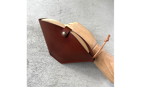 本革 コーヒーフィルターホルダー 栃木レザー 革小物 レザー小物  ブラウン