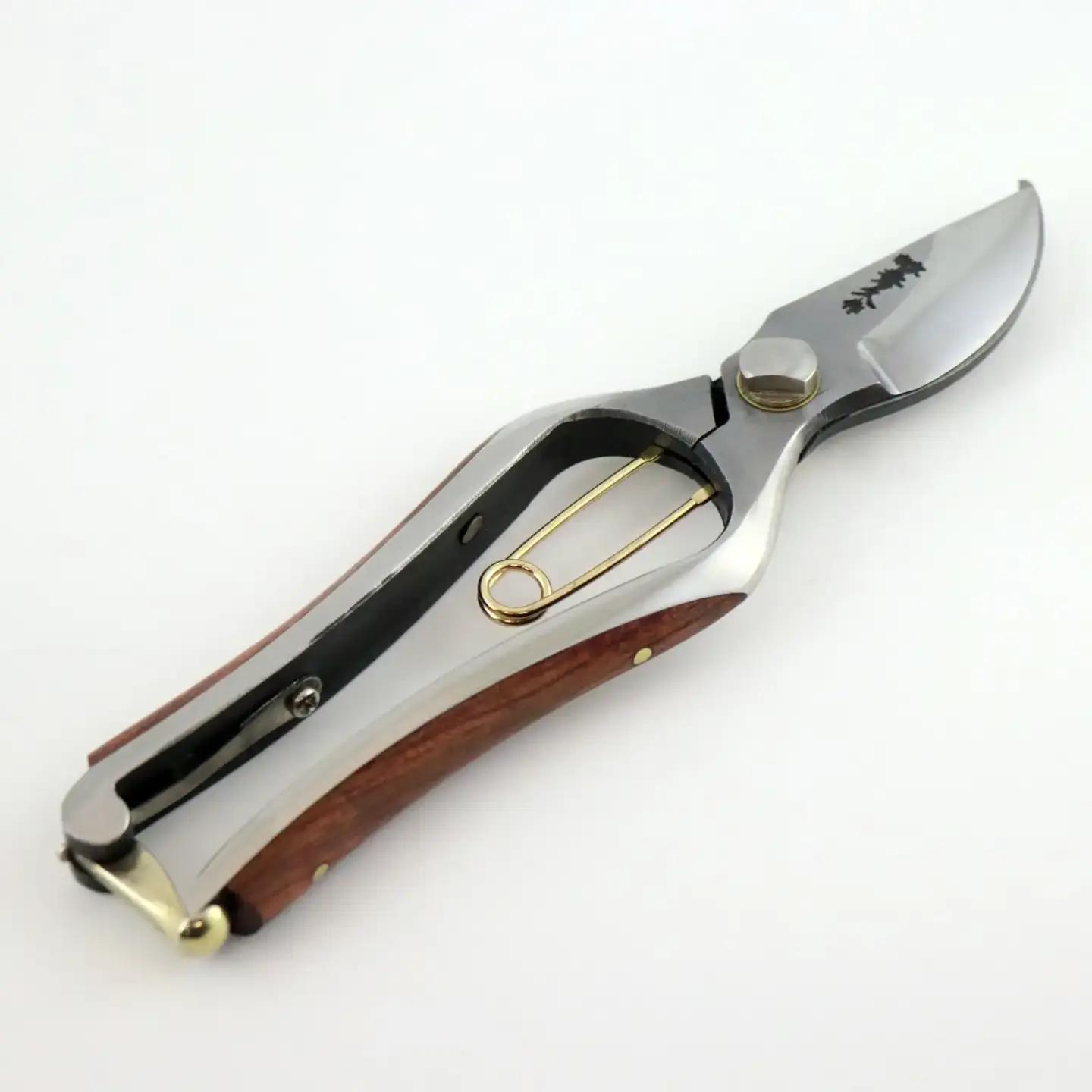 本鍛造剪定鋏SP bubinga T106 [外山刃物] 燕三条製 盆栽 プロ仕様 園芸鋏 宗家秀久