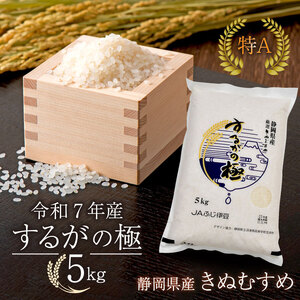 【令和7年産米】 新米 するがの極 5kg 特A 新米