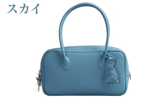 ハンドバッグ『キリーハート』スカイ【1289-GMS】｜革製品 本革 レザー レディース カバン 鞄 バッグ 国産 [1047]