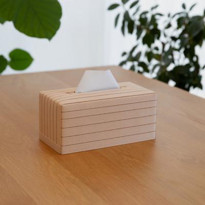 ふるさと納税 奥州市 心地よい暮らしをつくる ティッシュケース Max ベージュ バンドシー [AR114] |  | 01