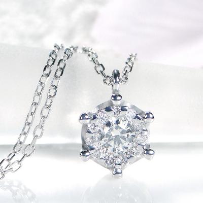 ふるさと納税 甲府市 PT900/PT850ダイヤモンドネックレス(Fph003) |  | 01