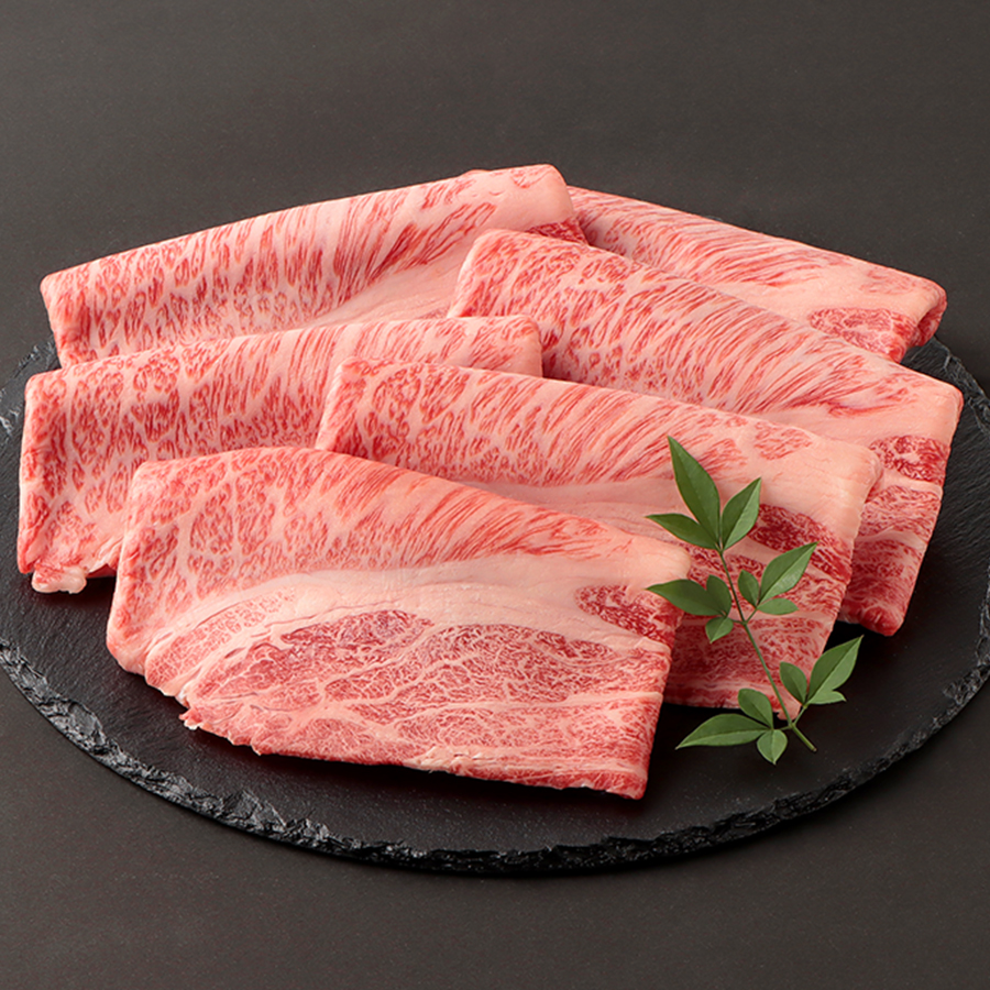 ＜小島食品／澤井牧場＞A４等級以上「近江牛」すき焼き用（肩ロース）400g