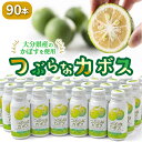 【ふるさと納税】つぶらなカボス 30本 3ケース かぼすドリンク 粒入り ご当地ジュース かぼす ジュース 清涼飲料水 爽やか 大分 家庭用 贈答用 ギフト プレゼント 大人 子供 人気 送料無料