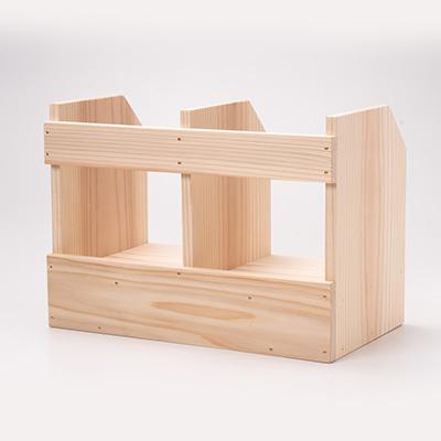 ふるさと納税 津山市 引き出し付き本立て　組み立てキット |  | 02