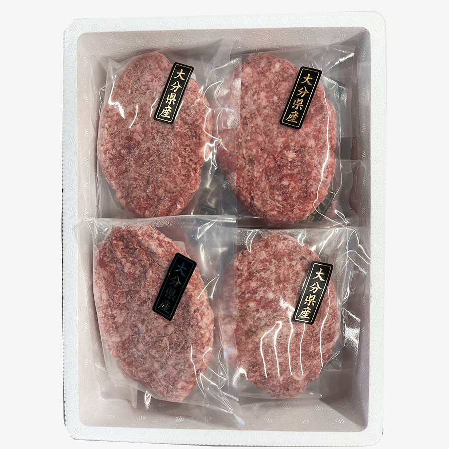 おおいた和牛100％生ハンバーグ計1.6kg（160ｇ×10個）