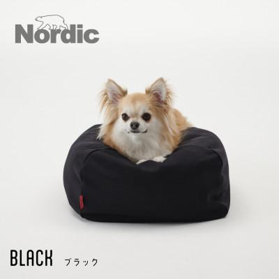 ふるさと納税 岡崎市 【ハナロロ】 ビーズクッション ペットクッションSカバー付 30L(ブラック)
