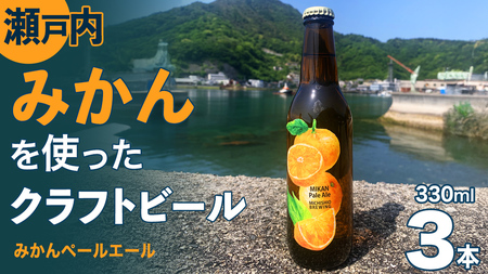 クラフトビール みかんペールエール 330ml × 3本セット
