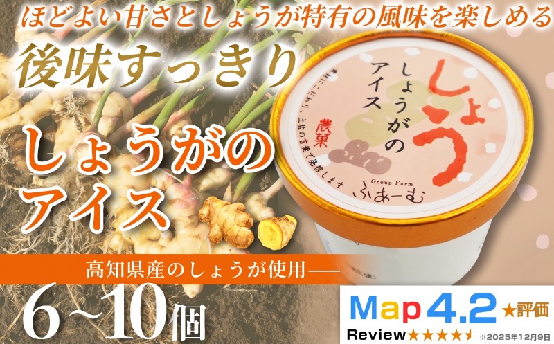 
                  【内容量選べる】 しょうがのアイス 100ml× 6個 ～ 10個 定期便 3回 6回 12回 アイスクリーム 人気  おやつ お菓子 アイスクリーム ファミリー おすすめ ご当地アイス アイス 高知県 生姜 しょうが 健康 フレーバー スイーツ デザート ヘルシー  手作り 話題 ホームパーティー おもてなし 詰め合わせ 贈り物 贈答 ギフト プレゼント リピート ジェラート 安芸市 高知県
                