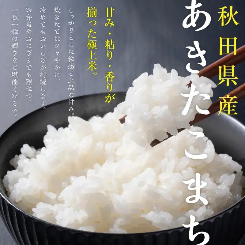【3ヶ月定期便】無洗米 令和7年産 あきたこまち 15kg 無洗