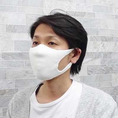 ふるさと納税 泉大津市 泉大津産3D立体 和紙糸ニットマスク PM2.5シート付 二枚組(Lサイズ)