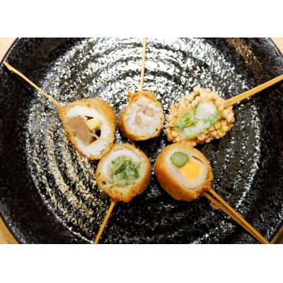 ふるさと納税 福岡市 博多串揚げ　串匠の揚げ立て瞬間冷凍　季節の串揚げ詰め合わせ　30本セット FS09