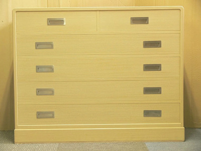 加茂桐たんす 四ノ二 チェスト（との粉）伝統工芸 桐箪笥