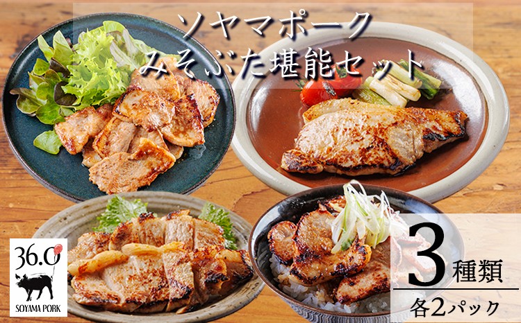 
                  ソヤマポークのみそぶた堪能セット[ロース バラ 味噌だれ ご飯のお供 おつまみ ]TF866-P00078
                