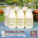 【ふるさと納税】 有機ジャージー牛乳 飲むヨーグルト 250g×6本 生乳 有機JAS認証取得 ジャージー牛乳 100％使用 ヨーグルト 有機砂糖 濃厚 まろやか 清泉寮牧場 清里 山梨県 北杜市産 送料無料