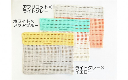 差し込み ショートマフラー 格子柄 ( ベージュ×チェリー )
