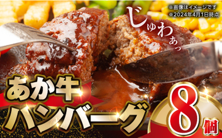 肥後の赤牛ハンバーグ 8個 ハンバーグ ハンバーグ ハンバーグ ハンバーグ ハンバーグ [YDF060]