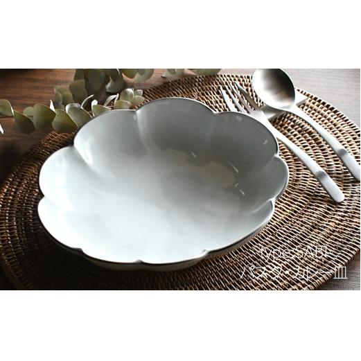 有田焼 白釉縁錆変形パスタ・カレー皿【ARITAYAKI-STORE】 A20-442_イメージ2