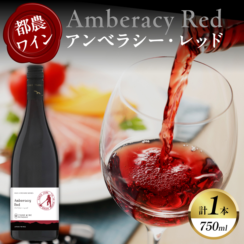 アンベラシー レッド(計1本)_T014-0465【 ワイン 酒 アルコール 国産 人気 ギフト 食品 飲料 BBQ お土産 贈り物 送料無料 プレゼント】