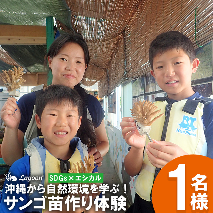チケット サンゴ苗作り体験 ｜ 沖縄サンゴの村【恩納村ラグーン】