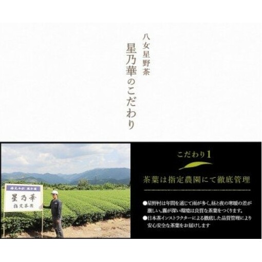 八女茶 緑茶 茶葉 星野茶 詰合せ 星乃絆 80g×3種 お茶 _イメージ3