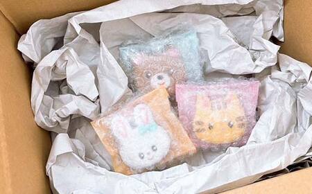 【シュガーフォリア】アイシングクッキー 動物 3種3個セット(うさぎ、クマ、ねこ) 栃木県産小麦使用！ 個包装 菓子 クッキー オリジナル 手作り かわいい お祝い 誕生日 記念日 イベント 贈答 ギ