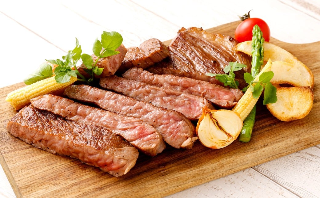 なぎビーフ （希少部位ハネシタステーキ） ステーキカット 600g （300g × 2） ／ 肉 にく ニク お肉 おにく 牛肉 牛 うし 牛ステーキ 希少部位 ハネシタ ステーキ 国産牛 国産 岡山