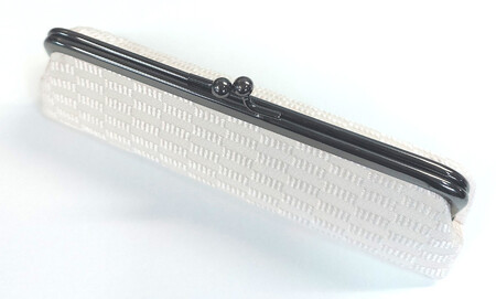 【西陣活性化を応援！】西陣織ペンケース（白薄ピンク）