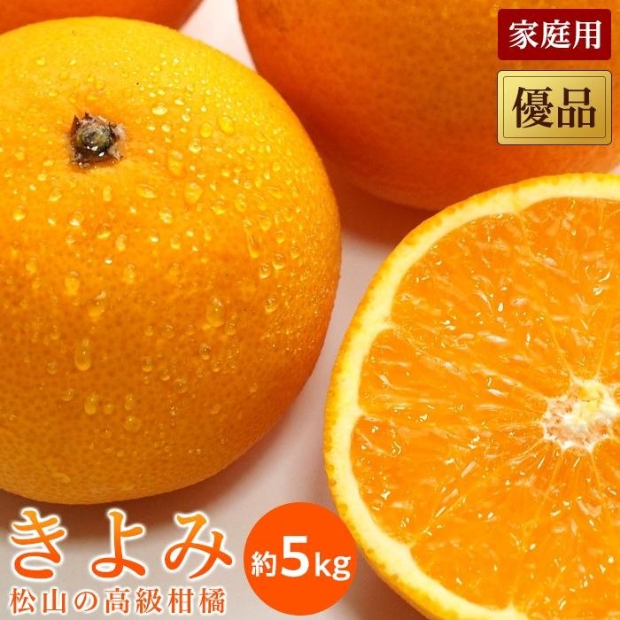 【ふるさと納税】 【2026年3月中旬から発送予定】 きよみ ＜家庭用・優品＞ 約5kg | 愛媛 みかん 先行予約 蜜柑 柑橘 果物 くだもの フルーツ お取り寄せ グルメ 期間限定 数量限定 人気 おすすめ 愛媛県 松山市