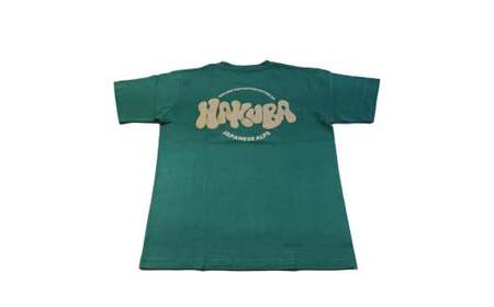 発泡プリントTシャツ(ユニセックス) 　XL　グリーン