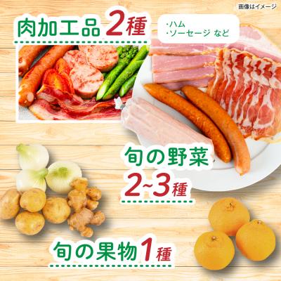 ふるさと納税 糸島市 【全4回定期便】糸島産 肉 米 野菜 果物 厳選詰め合わせ Sサイズ [AOP001] |  | 02