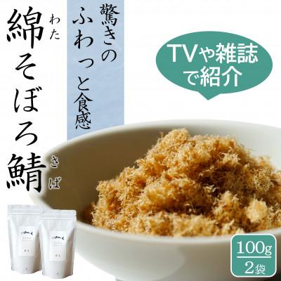 ふるさと納税 唐津市 唐津のご飯のお供 綿そぼろ 鯖(さば) 100g×2袋 高級ふりかけ