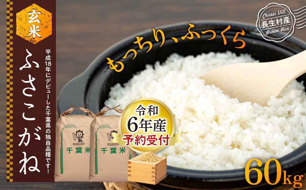 
H04-A01 【令和6年産新米・先行予約】ふさこがね（玄米60kg）令和6年産
