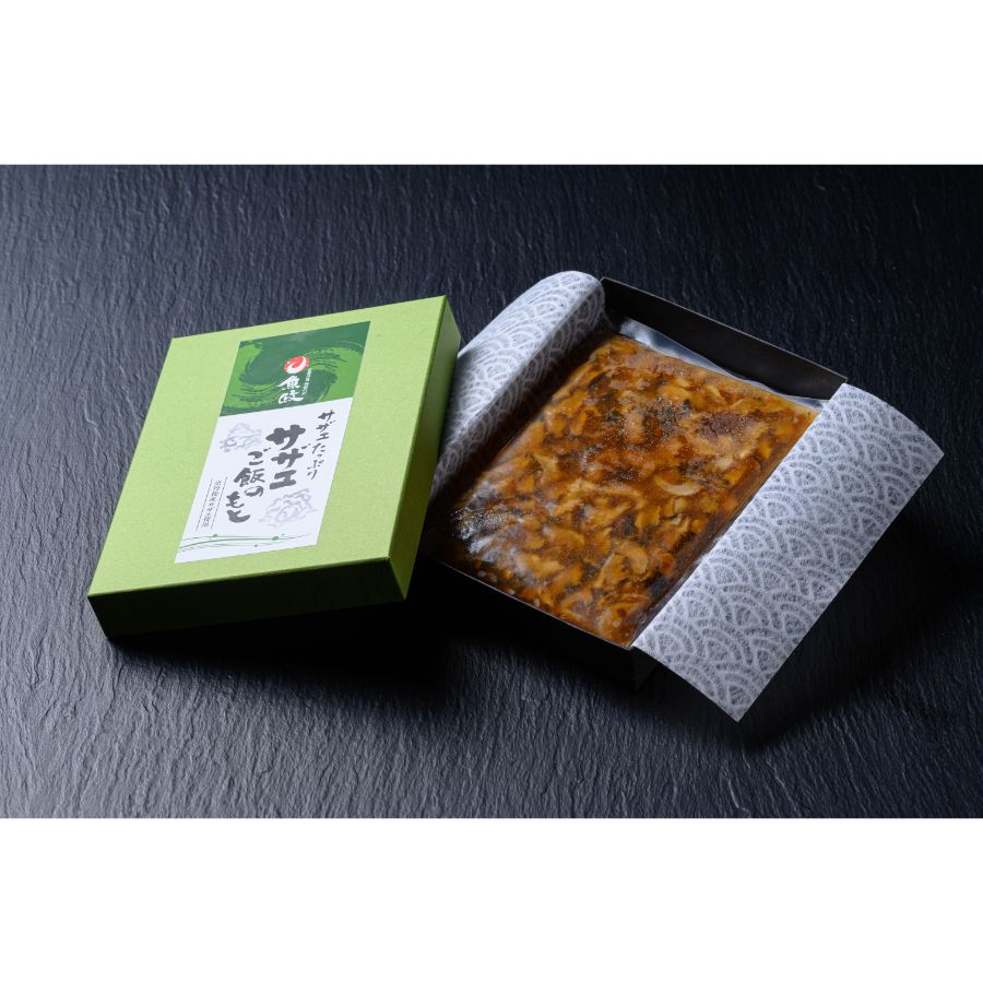 ＜蟹の匠 魚政＞京都産天然サザエ使用「サザエご飯の素」（3合炊用）×3袋