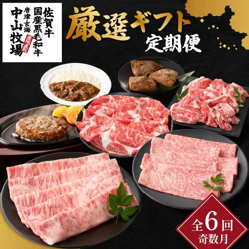 【6回定期便（奇数月）】中山牧場 厳選ギフト定期便 ／ 佐賀牛【Z113】