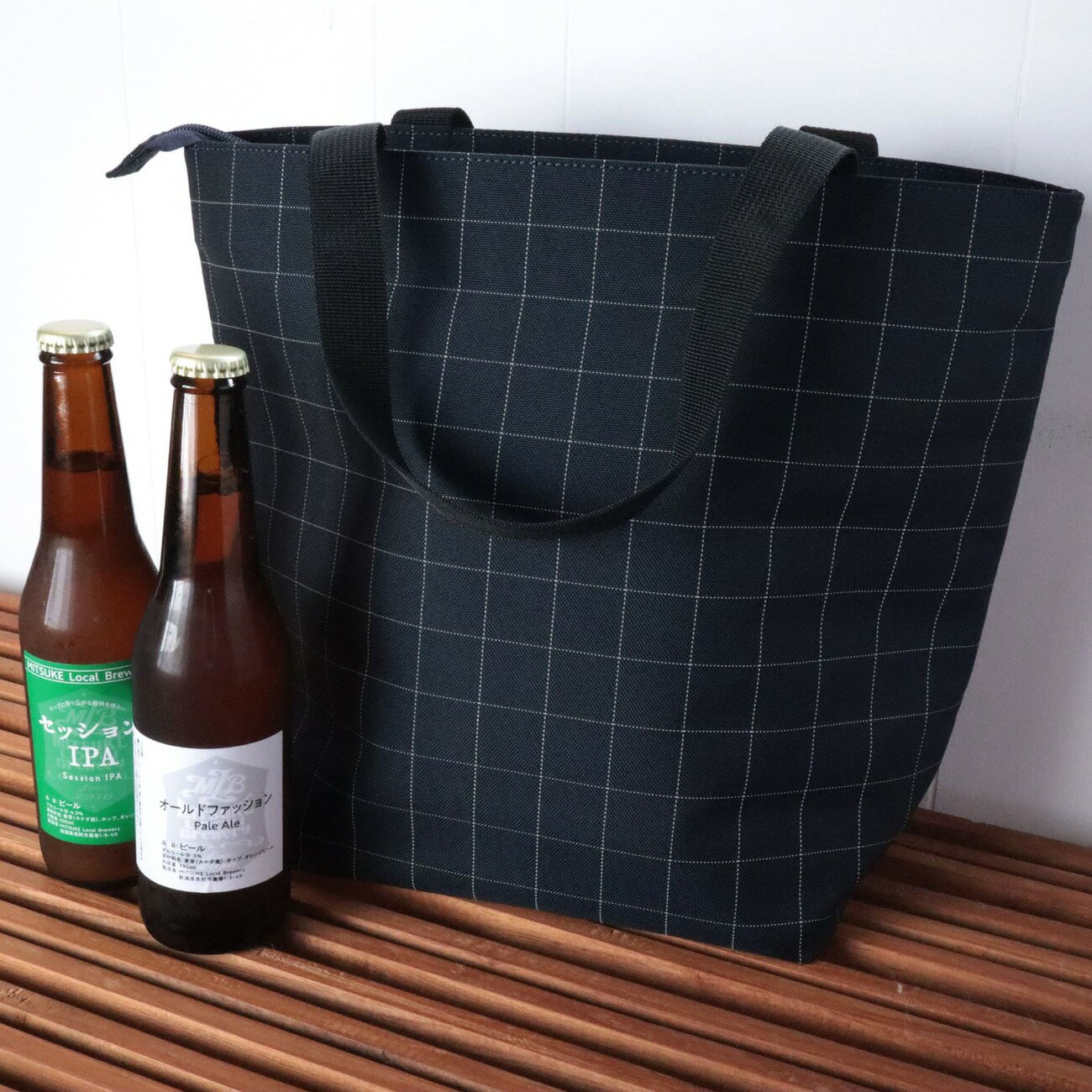 【ふるさと納税】地ビール工場コラボレーション！ 保冷保温バッグ クーラーバッグ ランチトート 撥水加工 アウトドア お祝い プレゼント おしゃれ オシャレ 新潟県 見附市 送料無料