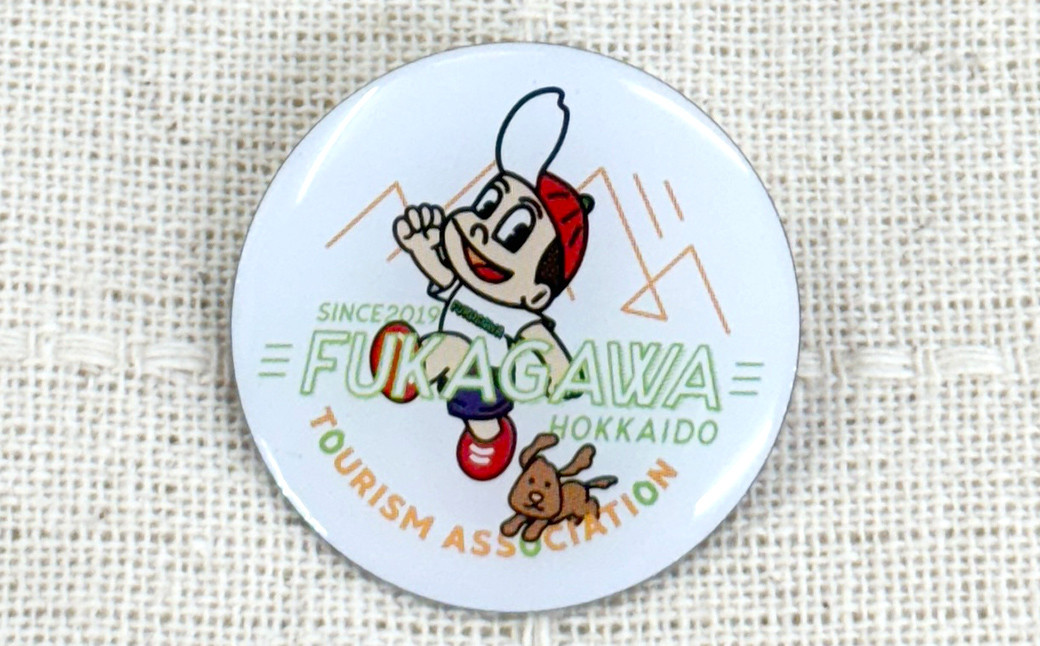 FUKAGAWAオリジナルTシャツ ホワイト（大人用）・トートバック・オリジナルピンバッチセット