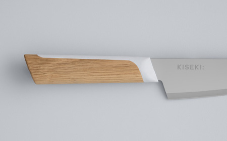 【最長12ヶ月で発送】＜日本初の超硬合金包丁＞ KISEKI: ペティ［ミズナラ］ ～ グッドデザイン賞受賞 (R5.10) テレビ紹介多数！ 毎日放送「 所さんお届けモノです！ 」(R6.6.8)　