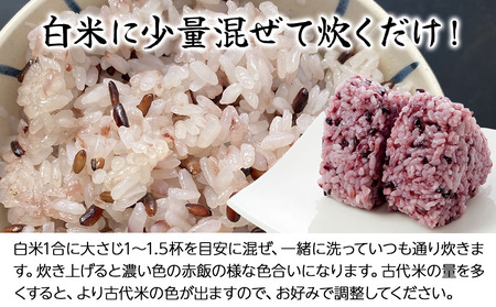なかつ 沖代条里の古代米 (黒米) 300g×1袋 雑穀 雑穀米 古代米 紫黒米 国産 お米 米 玄米 ご飯 健康志向 大分県産 九州産 中津市 国産