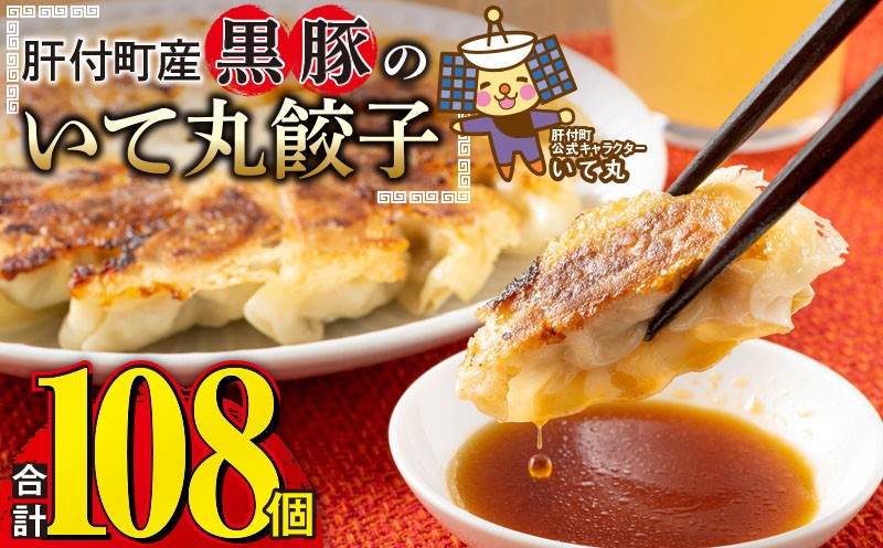 
                  A43089 鹿児島県 肝付町産 黒豚 餃子 ギョーザ(計108個・12個入 9パック)  ぎょうざ たれ付き パリパリ もちもち ジューシー おかず 弁当 冷凍 冷凍食品 中華 豚肉 国産【財宝】
                