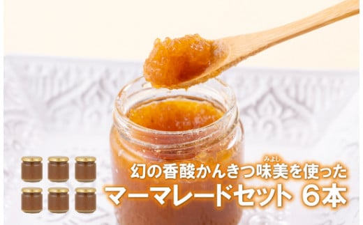 幻の香酸かんきつ味美(新種和レモン)を使ったマーマレードセット