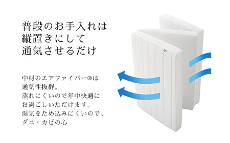 エアウィーヴ スマートZ01　特別仕様 シングル　折りたたみ 三つ折り マットレス マットレスパッド パッド 日本製 敷き布団 敷布団 コンパクト収納 寝具