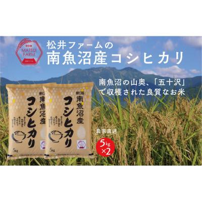 ふるさと納税 南魚沼市 【毎月定期便】南魚沼産コシヒカリ【無洗米】[10kg(5kg×2袋)]全3回
