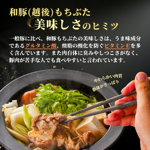 豚肩ロースしゃぶしゃぶ用 1kg(500g×2パック) | ロース肉 新潟県 弥彦村
