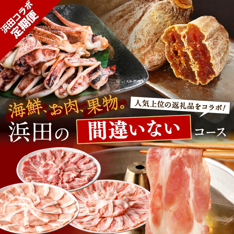 【ふるさと納税】 浜田コラボ定期便　浜田の「間違いない」コース【140_1546】