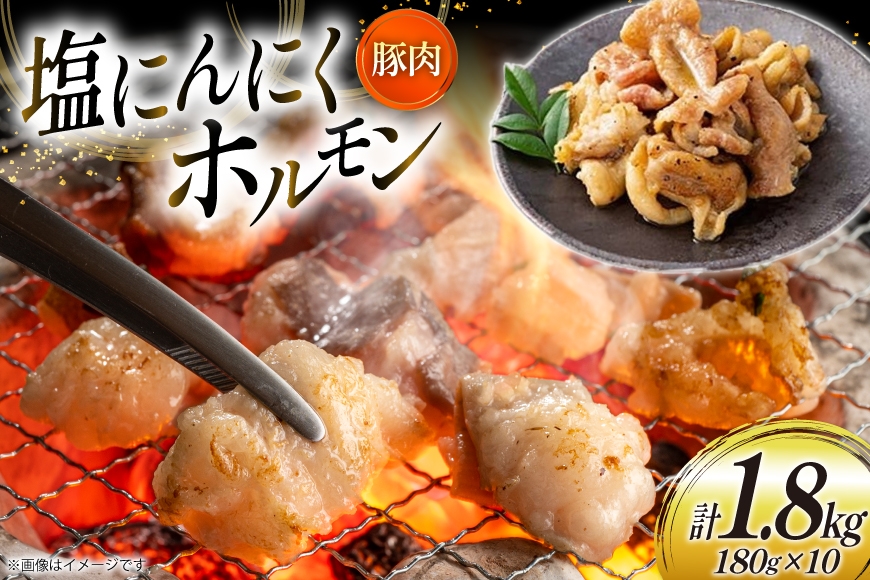 
                  豚肉 ホルモン 塩にんにくホルモン 180g 10p 計1.8kg [りんご苑 山形県 高畠町 tk06ays660023] 焼肉 やきにく 国産 豚 味付き にんにく ニンニク 小分け 簡単 手軽 調理 おかず 冷凍
                