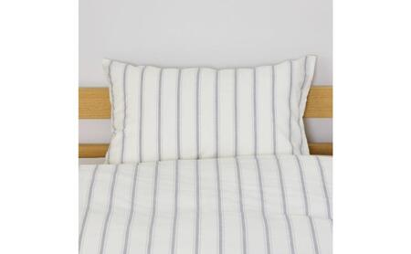 ホームコーディ　まくらカバー（柄） 43cm×63cmまくら用 ホワイト2 イオンリテール 寝具